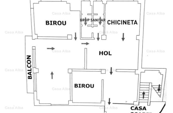 CENTRAL, spatiu de birouri, 157mp, clasa A