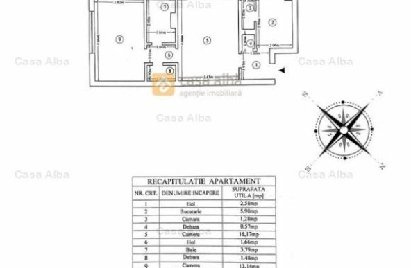 Semicentral - Podu Ros, 2 camere ideal investitie, disponibil imediat