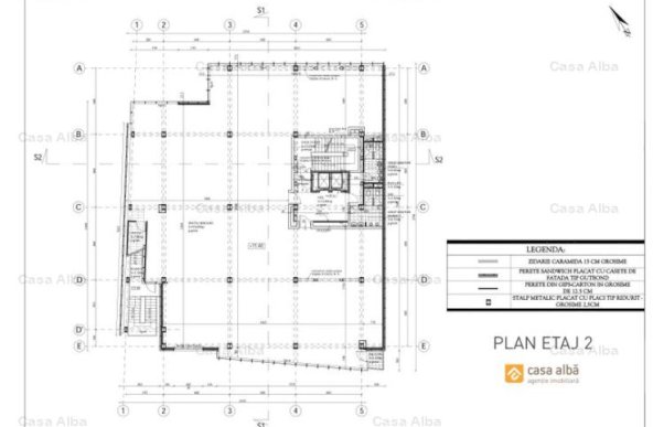 Podu Ros, spatiu in cladire birouri clasa A+, pozitionat excelent