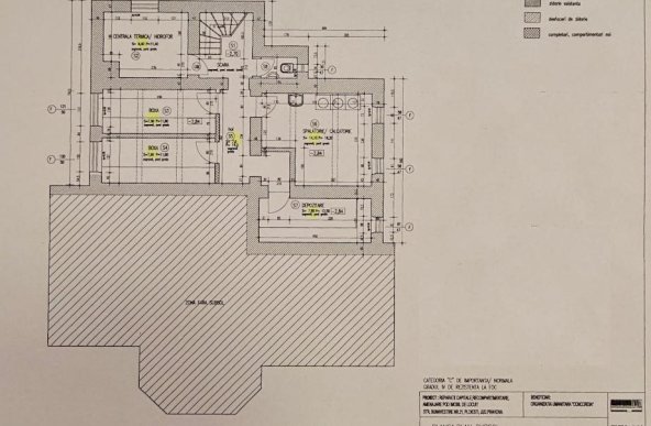 Inchiriere spatiu birouri, P+M, 5 camere, utilitati incluse, zona Centrala