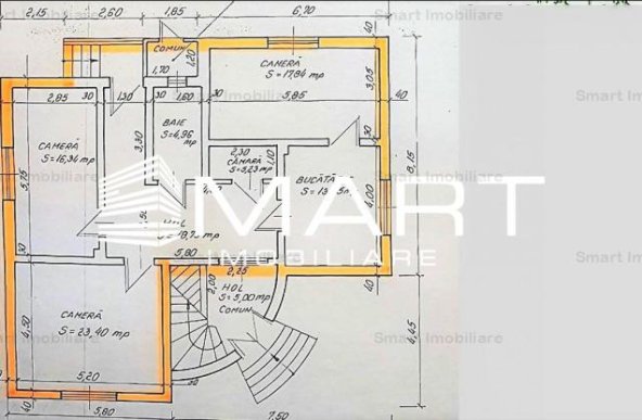 Apartament la casa 100 mp cu teren 170 mp Vasile Aaron