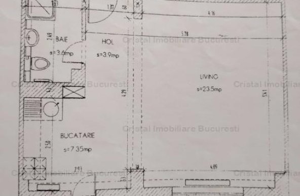 Garsoniera spatioasa  Calea Calarasi - Decebal, 3 min metrouP-ta Muncii 