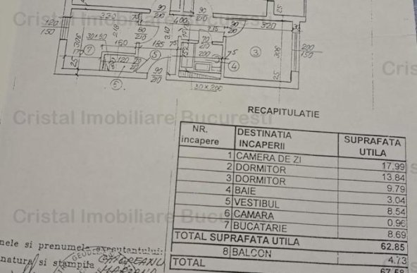 Apartament 3 camere, Bld. Obregia, 8-10 min. de metrou Piata Sudului.