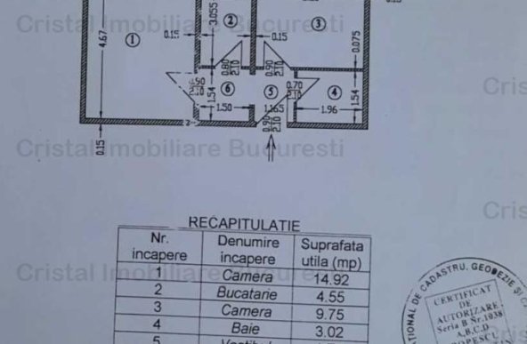 Apartament 2 camere de vanzare Drumul Taberei ,metrou Romancerilor