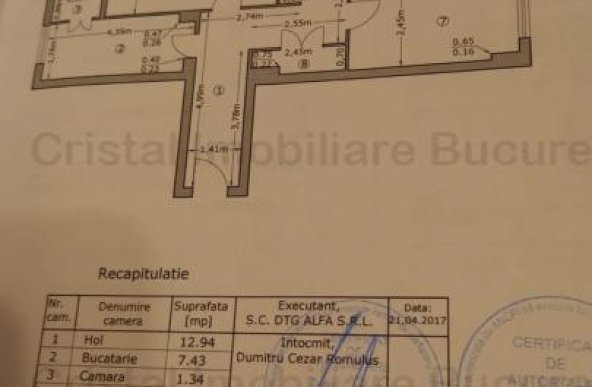 Apartament 3 camere