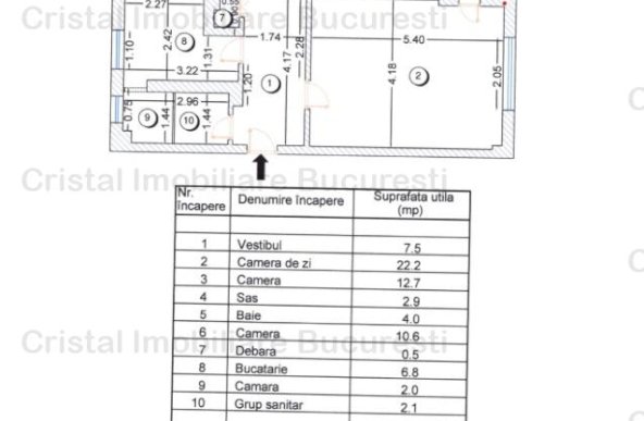  3 camere, Apartament, Calea Calarasilor!