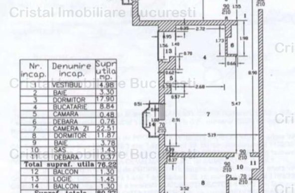 Apartament 3 camere, Parc Tineretului, zona Pridvor, Lumea Copiilor.