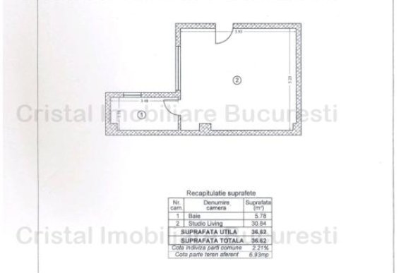 Studio tip Lux, zona centrala, preluare chirias, ideal Investitie, metrou Iancului