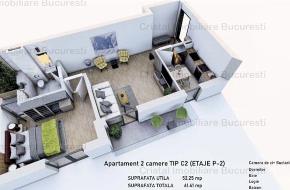 Apartament 2 camere, incalzire in pardoseala, 4 min Mihai Bravu metrou