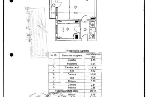 Apartament luminos  2 camere, metrou Brancoveanu. 