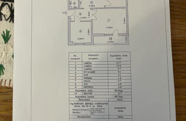 Apartament de 3 camere decomandat in Titan, aproape metrou