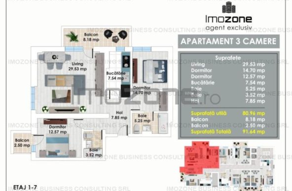 3 Camere | Bucatarie Inchisa | 2 bai | Proiect Nou | Langa Metrou | Autogara