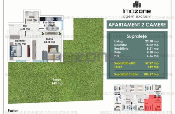 Apartament cu 2 Camere | 150 mp Curte Amenajata | la 5 minute de Metrou Pacii