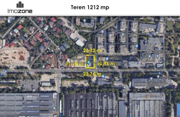 Oportunitate investitie, Militari - Preciziei, teren stradal, 1212 mp!