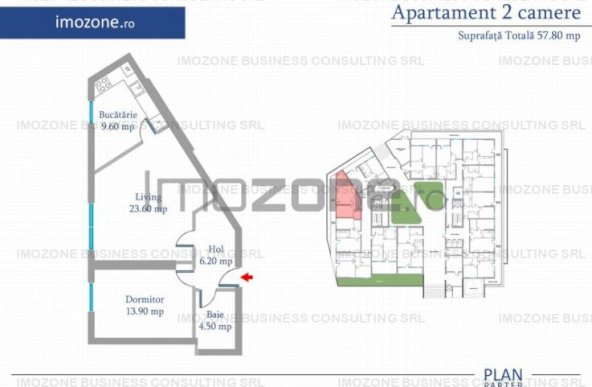 Apartament 2 Camere | 77 mp | Bloc Nou | Metrou Pacii / Preciziei | Militari