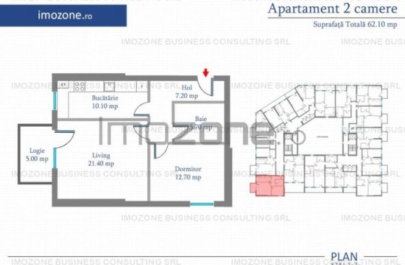 Apartament 2 Camere | 77 mp | Bloc Nou | Metrou Pacii / Preciziei | Militari