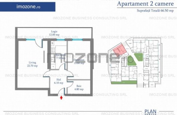 Apartament 2 Camere | 77 mp | Bloc Nou | Metrou Pacii / Preciziei | Militari