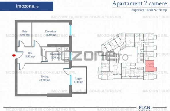 Apartament 2 Camere | 77 mp | Bloc Nou | Metrou Pacii / Preciziei | Militari