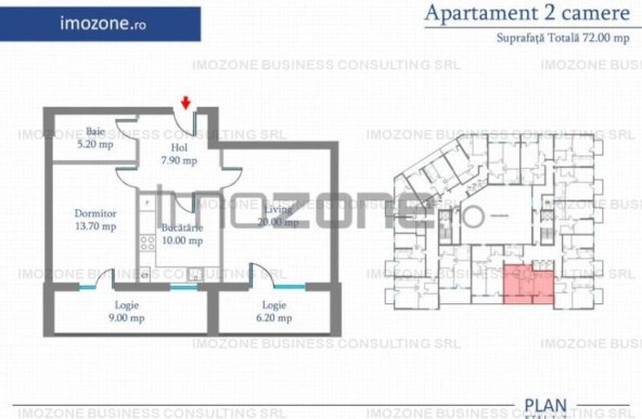 Apartament 2 Camere | 77 mp | Bloc Nou | Metrou Pacii / Preciziei | Militari