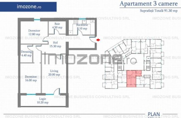 Apartament 2 Camere | 77 mp | Bloc Nou | Metrou Pacii / Preciziei | Militari