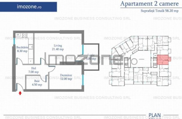 Apartament 2 Camere | 77 mp | Bloc Nou | Metrou Pacii / Preciziei | Militari