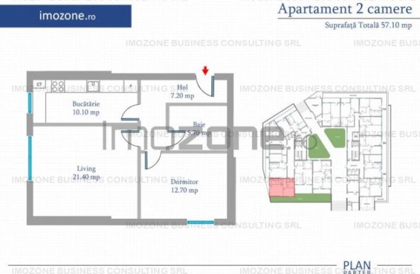 Apartament 2 Camere | 77 mp | Bloc Nou | Metrou Pacii / Preciziei | Militari