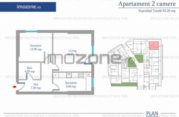 Apartament 2 Camere | 77 mp | Bloc Nou | Metrou Pacii / Preciziei | Militari