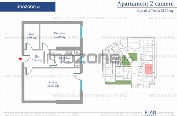 Apartament 2 Camere | 77 mp | Bloc Nou | Metrou Pacii / Preciziei | Militari