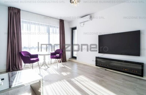 Apartament 2 camere, Pipera, 56 mp., 2 bai, mobilat partial, comision 0%!