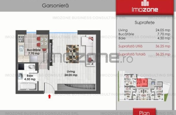 Garsoniera, Drumul Taberei, Zona De Case, Bloc Nou, Parter Inalt, Comision 0%