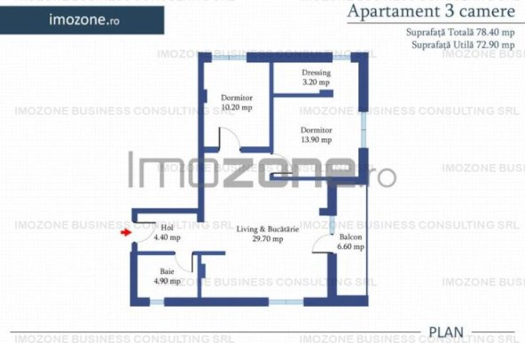 Militari - Drumul Belsugului, apartament 3 camere, 73 mp, bloc nou, comision 0%!