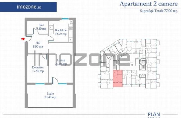 Apartament 2 Camere | 62 mp | Bloc Nou | Metrou Pacii / Preciziei | Militari