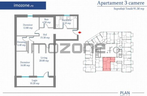 Apartament 2 Camere | 62 mp | Bloc Nou | Metrou Pacii / Preciziei | Militari