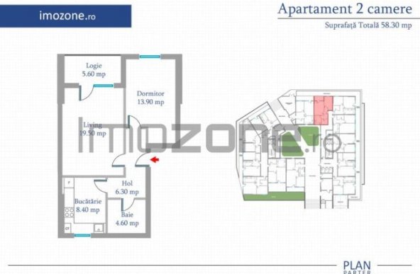 Apartament 2 Camere | 62 mp | Bloc Nou | Metrou Pacii / Preciziei | Militari