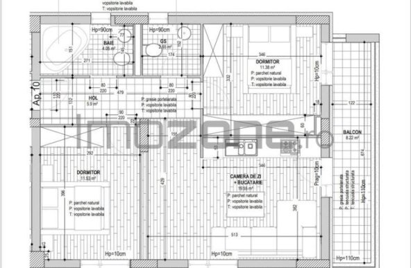 Strada Ghidigeni, zona Raul Doamnei, 3 camere, bloc nou, 2 bai, finisaje premium