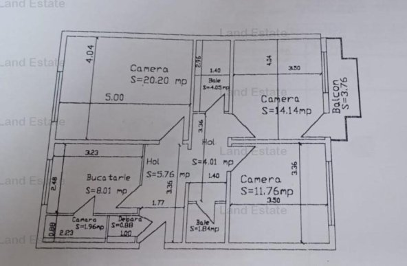 3 camere cu hol H 13 Septembrie - Sebastian