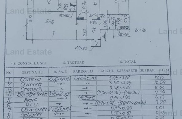 3 camere Crangasi ( Bloc reabilitat-600 m metrou )