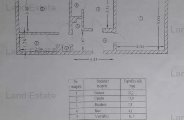 Apartament cu 2 camere Tei - Aleea Deleni