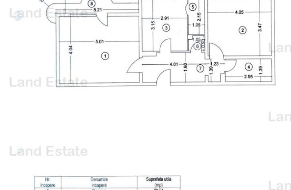 Apartament cu 2 camere in zona Sebastian- Bloc Reabilitat