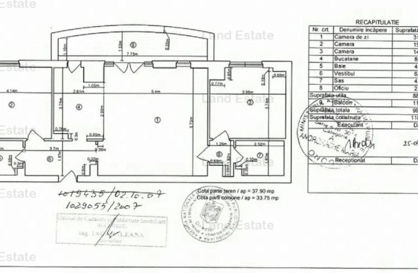 Apartament cu 3 camere + Parcare Complexul Central Park