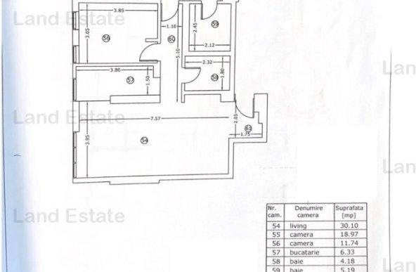 3 camere Unirii-Mircea Voda ( 2022-loc parcare )