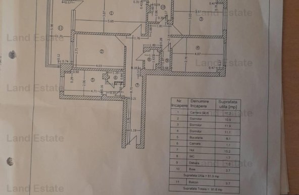 4 CAMERE ION MIHALACHE -TURDA ( 1980 )