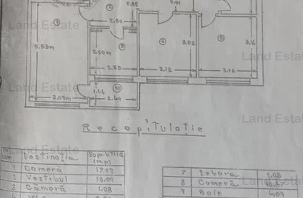 Apartament cu 3 camere Rahova-Posibilitate de montare Centrala