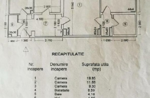 3 camere Chisinau - Basarabia