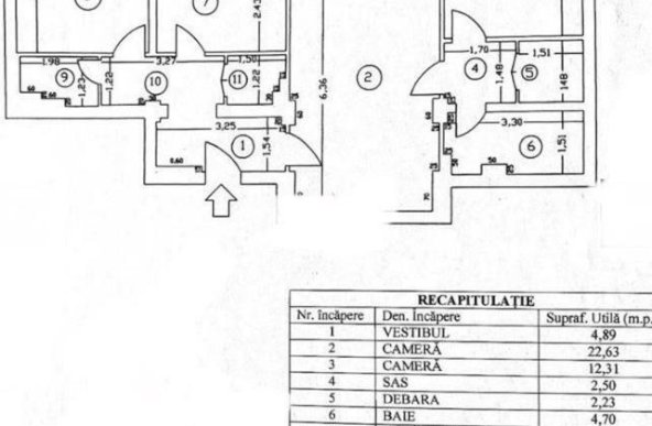 3 camere Universitate-Romana ( bloc 1980 )