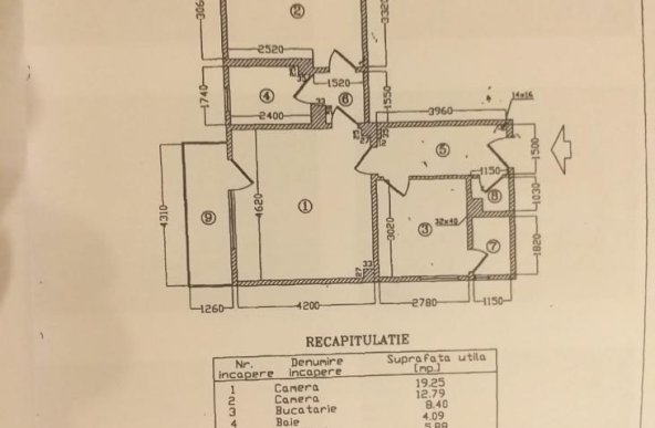 2 Camere Decebal ( bloc 1986+ loc de parcare ) 