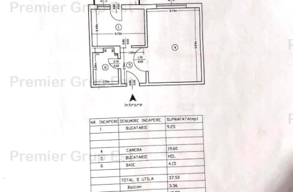 Apartament 1 camera, Alexandru cel Bun, 40mp