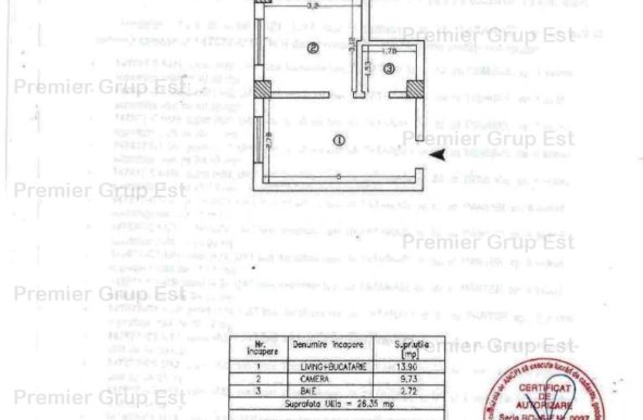 Apartament 2 camere, Tatarasi, mobilat + utilat, imobil 2017