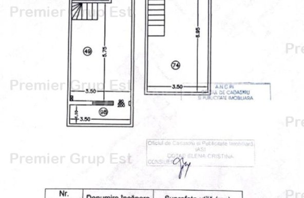 Apartament 2 camere, Nicolina, 54mp, CT