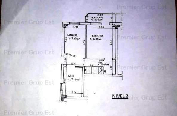 Apartament 4 camere 2 băi, Centru, 110mp